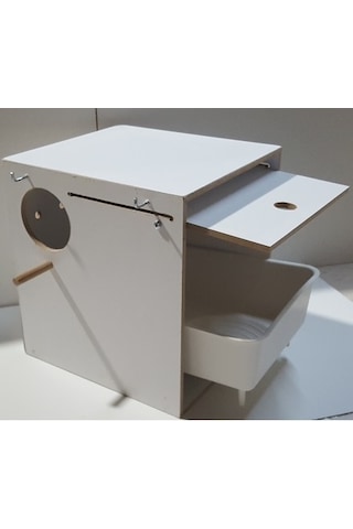 Muhabbet Kuş Yuvası - Kizakli - Plastik Folluk -Ahşap Mdf Yuvalık