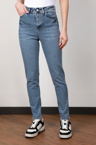 Giysa Kadın Yüksek Bel Skinny Jean Mavi