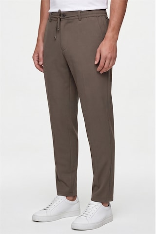 Sabri Özel Erkek Haki Normal Kesim Regular Fit Pamuklu Armürlü Bel Lastikli Jogger Pantolon
