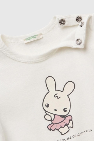 United Colors Of Benetton Erkek Bebek T Shirt Beyaz 3ı9wa1062-1425 Beyaz