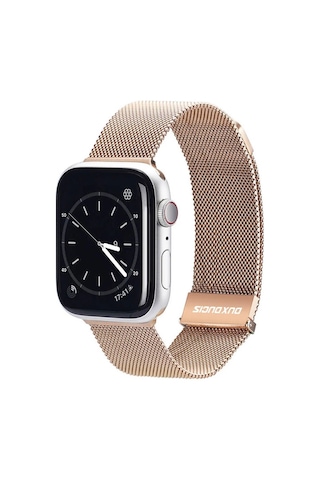 Dux Ducis Apple Watch Uyumlu 42/44/45mm İçin Milanese Premium Milano Loop Kayış Kordon- 5775