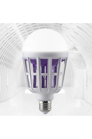Shineyee Led E27 9w Işık + 365nm Mor Işıklı Kovucu, 3 Modlu Normal Işık, Zayıf Işık, Sadece Kovucu , 175-265v, Yumuşak Malzeme, Ev/hastane Uygun