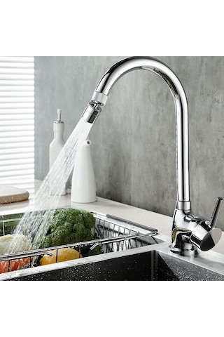 360 Dönebilen Musluk Havalandırıcı Pirinç 2 Pozisyonlu Ayarlanabilir Mutfak Musluğu Filtresi Bubbler Nozul Adaptörü - M22 Dış Dişli Nozullu Musluklar İçin Diğer