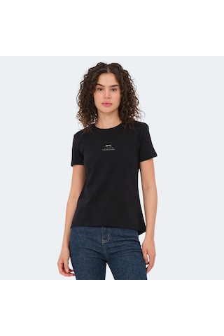 Slazenger VIRAJ Kadın  Siyah Tişört