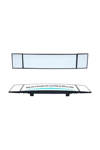 Wondernest Shunwei Büyük Araba 3 Katlı Eğri Yüzey Ters Geniş Açı Ayarlanabilir Kör Nokta Retroreflektör Dikiz Aynası