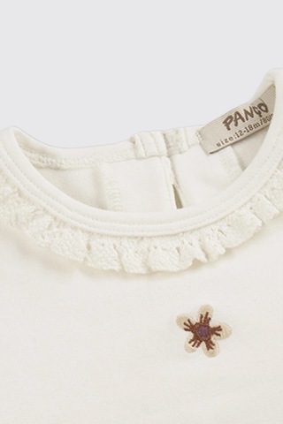 Kız Bebek Ekru Sweatshirt Çok Renkli