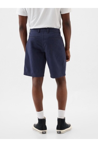 Gap Erkek Lacivert Essential Khaki Şort-13542 Lacivert-007