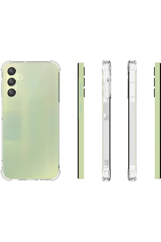 Galaxy Uyumlu A15 Kılıf Tchs Nitro Anti Shock Silikon - Renksiz Renksiz