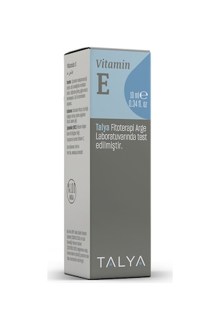 Talya Vitamin E Damla, 0.34 fl. oz 10 ML