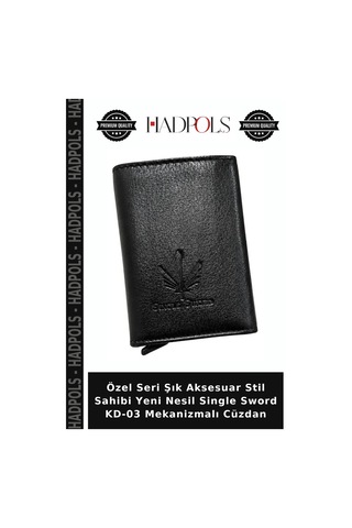 Hadpols Özel Seri Şık Aksesuar Stil Sahibi Yeni Nesil Single Sword Kd-03 Mekanizmalı Cüzdan Çok Renkli