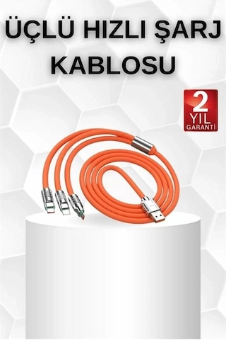 Home Android Ve İos Uyumlu 180 Derece Type-c Şarj Kablosu