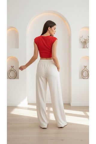 Divinus Crop Top T-shırt Kırmızı