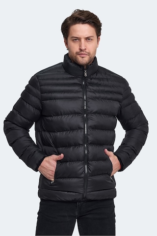 Slazenger HORIZON I Erkek Şişme Siyah Mont & Kaban