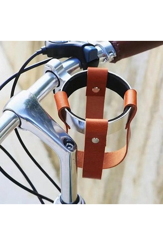 Homyl 25.4-31.8mm Gidon Taşıyıcı Fincan Tutucu Için Bisiklet Kahverengi