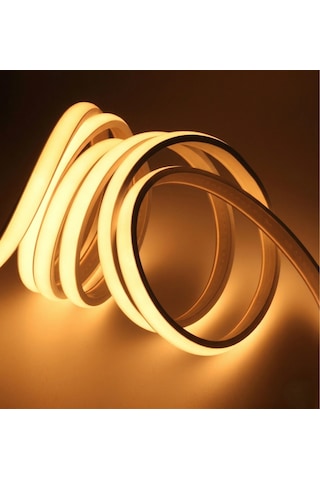 Bay 1 Adet 25 Metre Cata Ct 4561 Cob Neon Led Yapışkanlı Amber Işık 220v Najmaddin Diğer