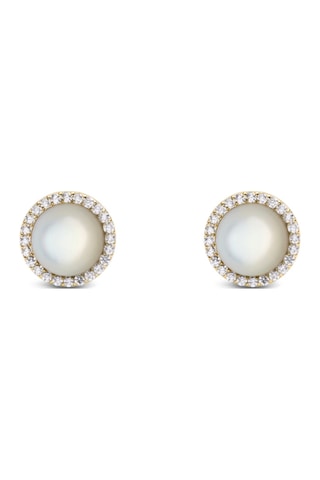 Audrey Earrings Mother Of Pearl Gold Gold