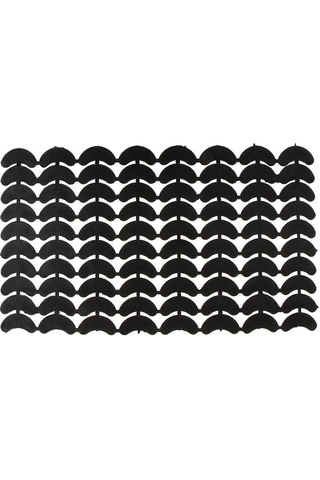 Homyl 40 Çift Siyah Topuk Plakası Yüksek Topuklu Ayakkabı M Siyah