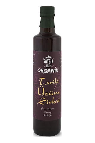 Saygın Organik Üzüm Sirkesi 500 ML