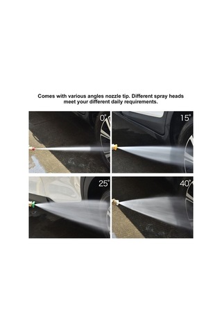 Artfulabode 5'li Çıkarılabilir Başlıklı Yüksek Basınçlı Su Tabancası - Pratik Temizlik Aparatı