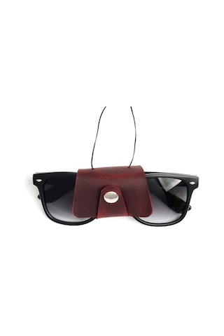 Lost Slope Deri Gözlük Taşıma Askısı Bordo