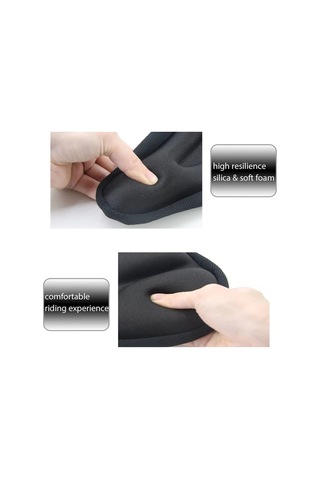 Bisiklet Ultra Yumuşak Siyah Gerçek Jelli Bisiklet Sele Kılıfı