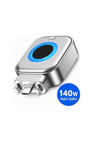 X01 140w Aı Akıllı Şarj Kesici Adaptör - Şarj %100 Olunca Otomatik Ayrılan Type-c Hızlı Şarj Ve Batarya Koruma Aparatı