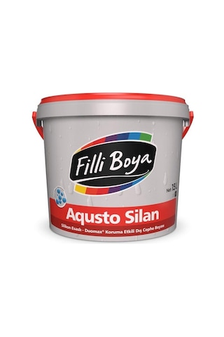 Filli Boya Aqusto Silan Silikonlu Dış Cephe Boyası 15 Lt 1 Adet