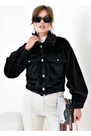 Ftz Kadın Kaşmir Mont Siyah 30984 Siyah