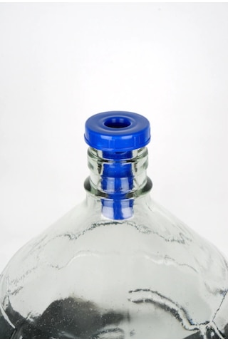 Cam Damacana 15 Litre + Yaylı Kapak Şeffaf