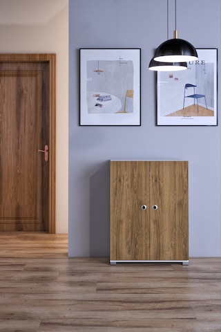 Prenses Çok Amaçlı Ayakkabı Erzak Antre Dolabı Kiler Beyaz - Beyaz