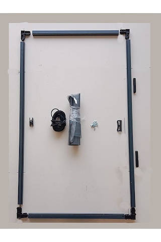 Kamataş Menteşeli Pencere Sinekliği Antrasit En: 0-70 Cm. Boy: 0-130 Cm