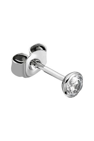 Sirius Pırlanta F Renk 0.13 Karat Erkek Küpesi  0804E0119