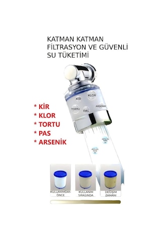 Su Arıtmalı Şeffaf 360 Derece Döner Musluk Başlığı