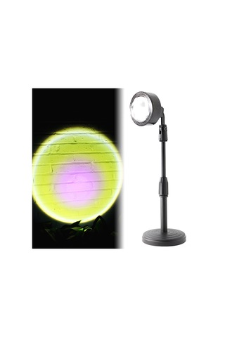 Hfambition Modern Güneş Işığı Projeksiyon Lambası - 90 Açı Ayarlı, Usb Güçlü, Taşınabilir Dekoratif Aydınlatma