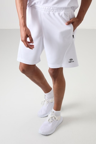 Tommy Life Beyaz Polyester Kalın Yumuşak Comfort Fit Erkek Şort - 81273 Beyaz