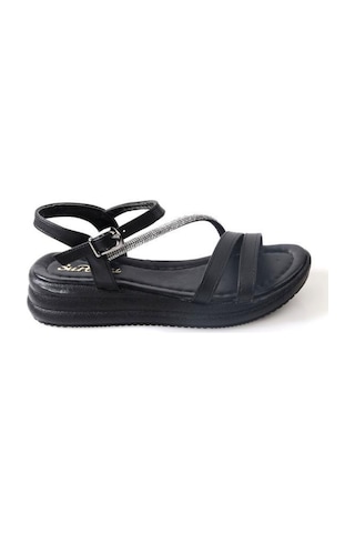 Papuçcity Sprs 02826 Kadın Günlük Taşlı Sandalet 001