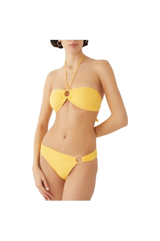 Away That Day Yüksek Bel Çekici Bikini Altı Sarı