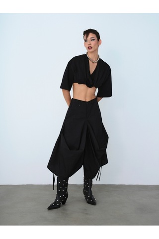 Oversize Kadın Top Siyah