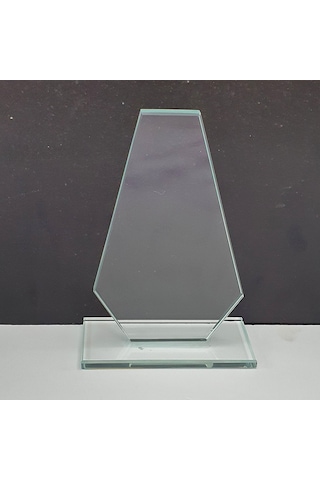 Decorita Plaket|Kristal Cam Plaket|Şekil-4| Baskısız|10'lu Takım