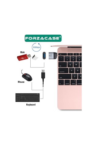 Type C To Otg Adaptör Usb 3.0 10 Gbps Veri Aktarma Adaptörü-fc462