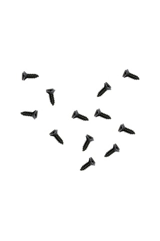 100 Adet 6,5 mm Mini Hobi Vidası Siyah