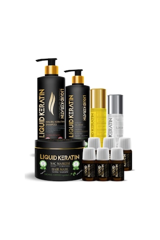 Saç Botoksu Plus - Yanmış Yıpranmış Saçlara Kökten Uca Keratin Bakım Seti