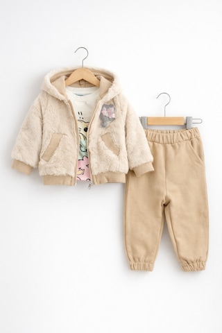 Baby Fou Peluş 3'lü Takım Bej