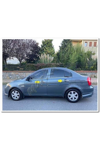Db Chrome Hyundai Accent Era Kapı Kolu Nikelajı 4 Kapı P.Çelik