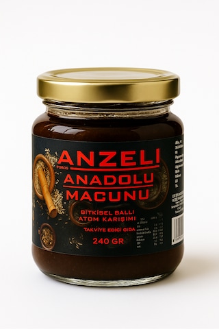 Anzel Tоros Anadоlu Bitkisel Ballı Atоm Karışım Macunu 240 Gr