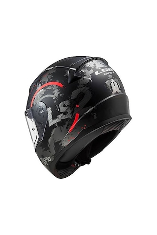 Ls2 Rapıd 2 Cırcle Mat Tıtanıum-turuncu Kask Gri