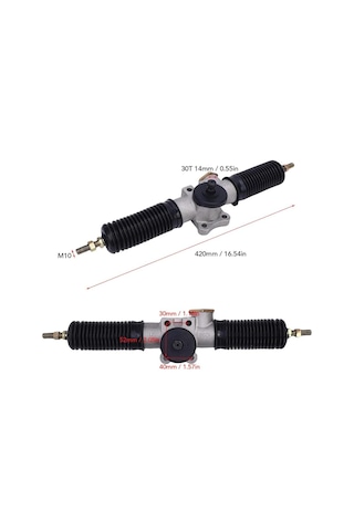 Go Kart Atv Utv Hidrolik Traktör Direksiyon Ve Süspansiyon Bağlantı Mili 420mm