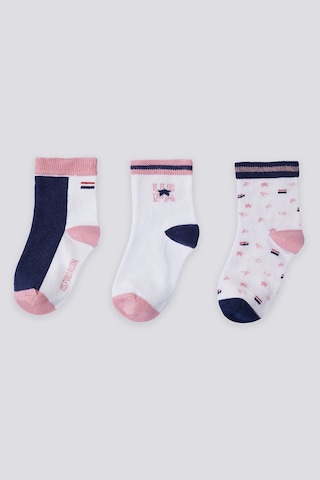 U.S. Polo Assn. U.s. Polo Assn Kız Bebek Beyaz Çorap Beyaz