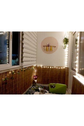 80 Cm X 6 Metre Hasır Kamış Dekarasyon Bahçe Çiti Balkon Çiti