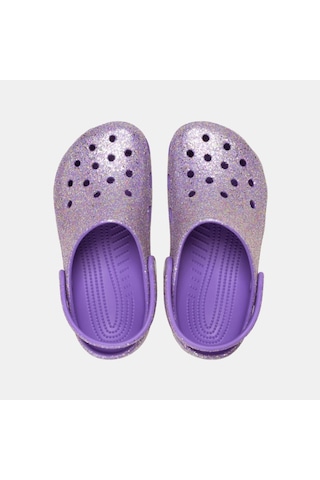 Crocs Classic Fantasy Glitter Clog Kız Çocuk Terlik 212561 Mor